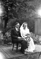 Wedding of Ronald Snell to Doris Dowding